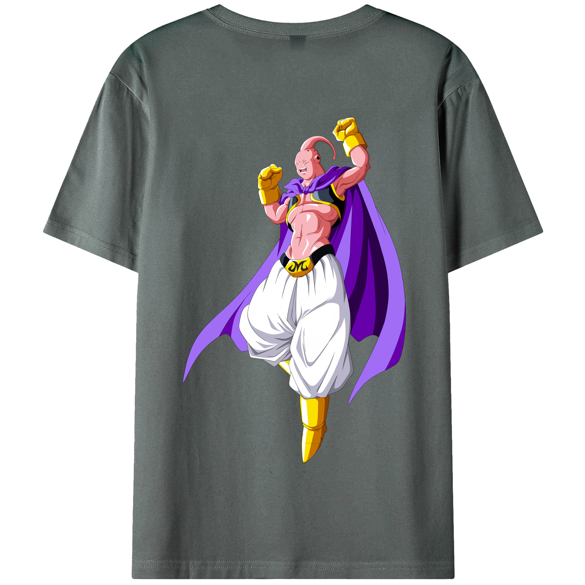 （画像用） ドラゴンボール 魔人ブウ DRAGON BALL Majin Buu 綿100％半袖Tシャツ（背面プリント）